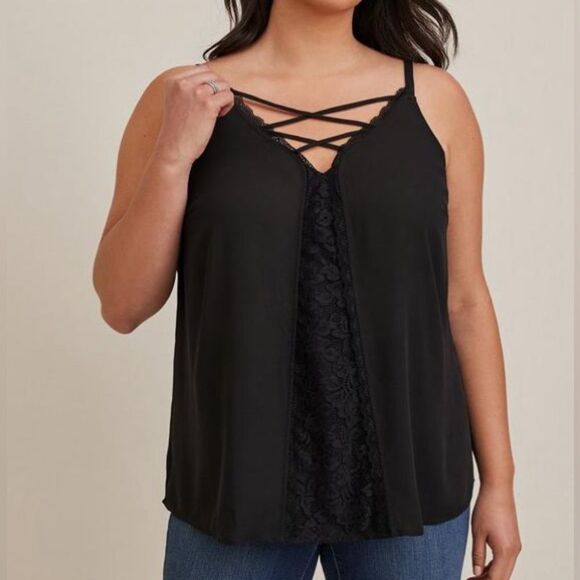 torrid Tops - Torrid Strappy Lace Cami